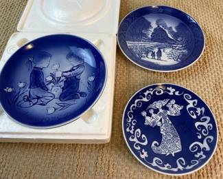 FHM020 - Three Vintage Danish Collector Plates