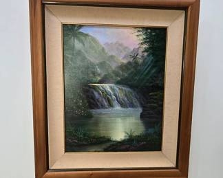 Waterfall by Maurice Meyer - 27" x 23"
