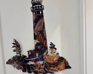 Lighthouse Metal Art