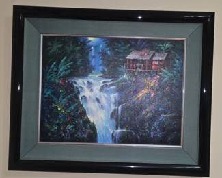 "Dreamy Waterfall" by Buck Paulson - 33" x 27"