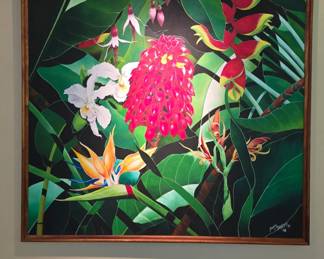 Original Painting by Danny Braddix, Jr in 1998 - 62" x 62"