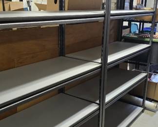 All shelving units are for sale