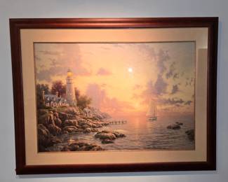 "The Sea of Tranquility" by Thomas Kinkade #806/2050 - Gallery Proof - 33" x 44"