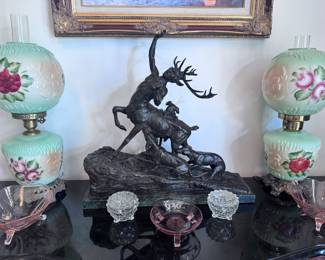 LARGE IMPRESSIVE BRONZE BY CARL KAUBA, an AUSTRIAN SCULPTOR