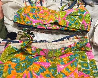 One of Several Vintage Two Piece Women’s Swimwear