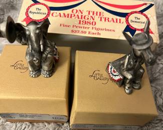 Pewter Political Figurines