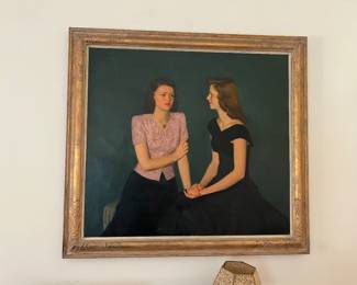 Very Large Original Oil Painting (approx 3 1/2 x 3 1/2)