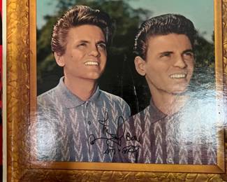 Autographed Everly Brothers Album