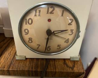 Working Mid Century Desk Clock