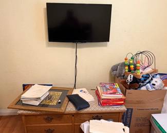 TV, Children's Toys, Chest
