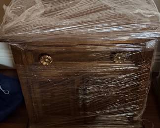 Vintage Wood Nightstands