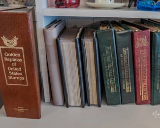 Stamp collection, stamps