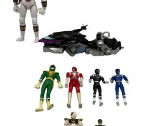 3837 - 1990s Bandai Mighty Morphin Power Rangers Lot