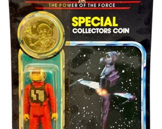 3163 - Star Wars POTF B-Wing Pilot 92 Back Sealed Card 3