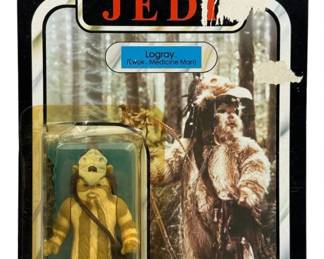 3110 - Star Wars ROTJ Logray Ewok 77 Back Sealed