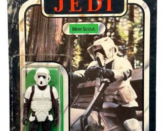 3170 - Star Wars ROTJ Biker Scout 65 Back Sealed Card 3