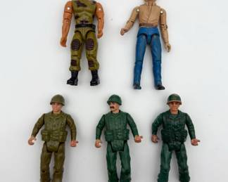 3604 - SGT Rock Dukes of Hazzard Action Figure Lot of 5