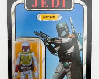 3000a - Star Wars ROTJ Boba Fett 77 Back Sealed on Card