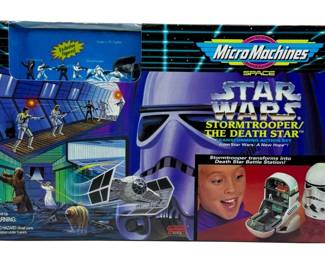 3033 - Micro Machines Stormtrooper /Death Star Action Set