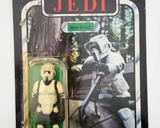 3579 - Star Wars ROTJ Biker Scout 77 Back Sealed Card 3