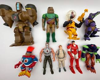 3614 - Exo-Squad Earthworm Jim Real Ghostbusters Lot