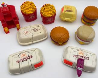 3616 - McDonald's Changeables Happy Meal Toys Vintage Lot