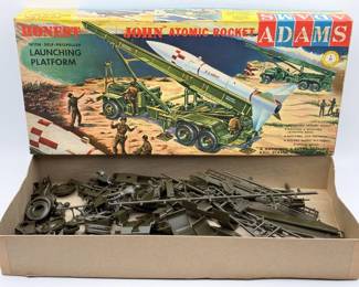 3626 - Adams Honest John Atomic Rocket Model Kit As Is