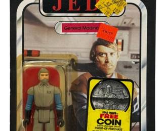 3104 - Star Wars ROTJ General Madine 65 Back Sealed