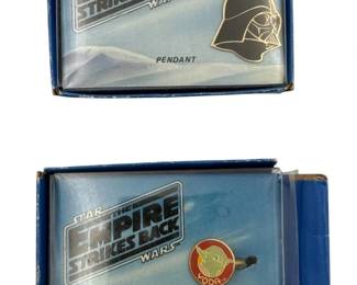 3087 - Vintage 1980 Star Wars ESB Pendant & Ring