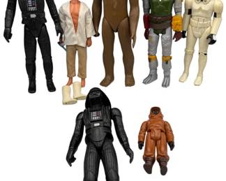 3147 - Lot of 7 Vintage 12" Star Wars Action Figures