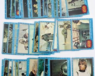 3593 - Star Wars Blue Trading Cards Set 1 Luke Complete