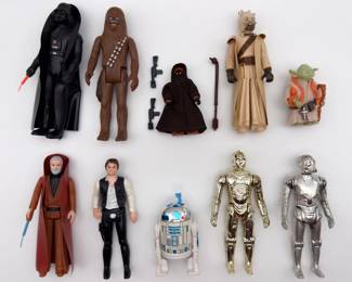 3528 - Star Wars Yoda Jawa Vader Chewbacca Obi-Wan Lot