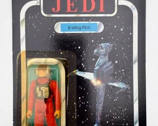 3571 - Star Wars ROTJ B-Wing Pilot 79 Back Sealed Card 2