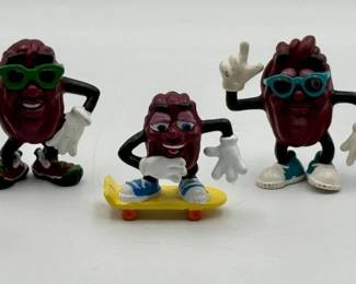3827 - Lot of 5 Vintage California Raisins Figures