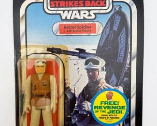 3015 - Star Wars ESB Rebel Soldier 48 Back Revenge Sealed