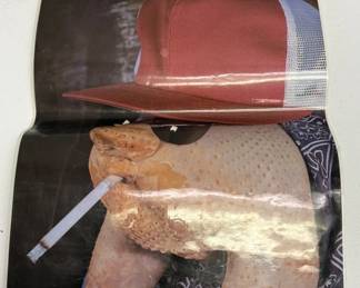 3846 - Any Turkey Can Smoke Laminated Poster