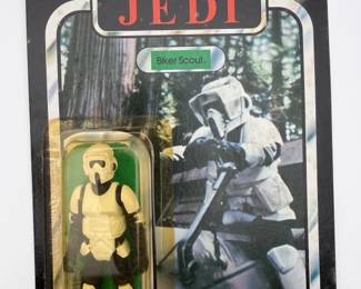 3580 - Star Wars ROTJ Biker Scout 77 Back Sealed Card 4