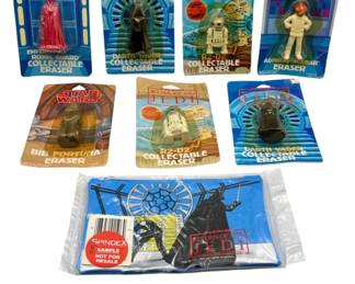3131 - Star Wars ROTJ Spindex Erasers, Pencils & Pouch