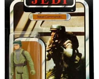 3100 - Star Wars ROTJ Rebel Commando 65 Back Sealed