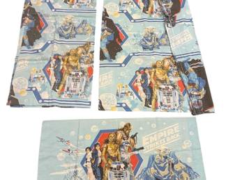 3157 - Vintage Star Wars ESB Twin Bed Sheets Set
