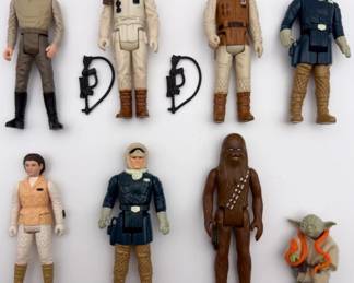 3521 - Star Wars POTF Han Carbonite Luke Leia Yoda Lot