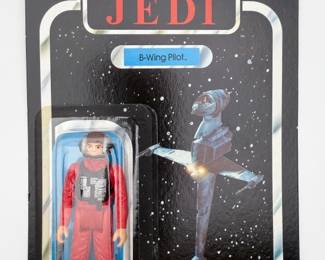 3572 - Star Wars ROTJ B-Wing Pilot 77 Back Sealed Card 3