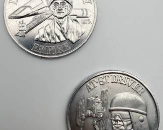 3543 - Star Wars POTF Coin Lot Imperial Dignitary AT-ST