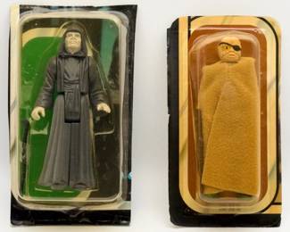 3542 - Star Wars ROTJ Emperor Prune Face Cut Card Sealed