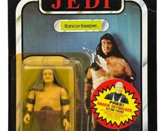 3097 - Star Wars ROTJ Rancor Keeper 79 Back Sealed