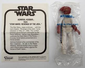 3538 - Star Wars Ackbar Mail Away Sealed Baggie Insert