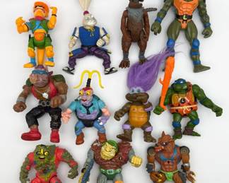 3609 - TMNT Caveman Leonardo Usagi Splinter Traag Lot