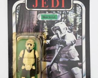 3574 - Star Wars ROTJ Biker Scout 77 Back Sealed Card 2
