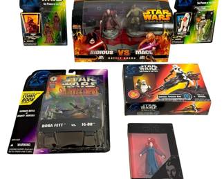 3158 - Lot of Star Wars Action Figure Collectibles Sealed