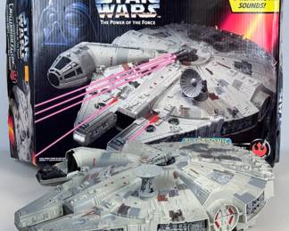 3507 - Star Wars POTF Millennium Falcon w/Box Incomplete